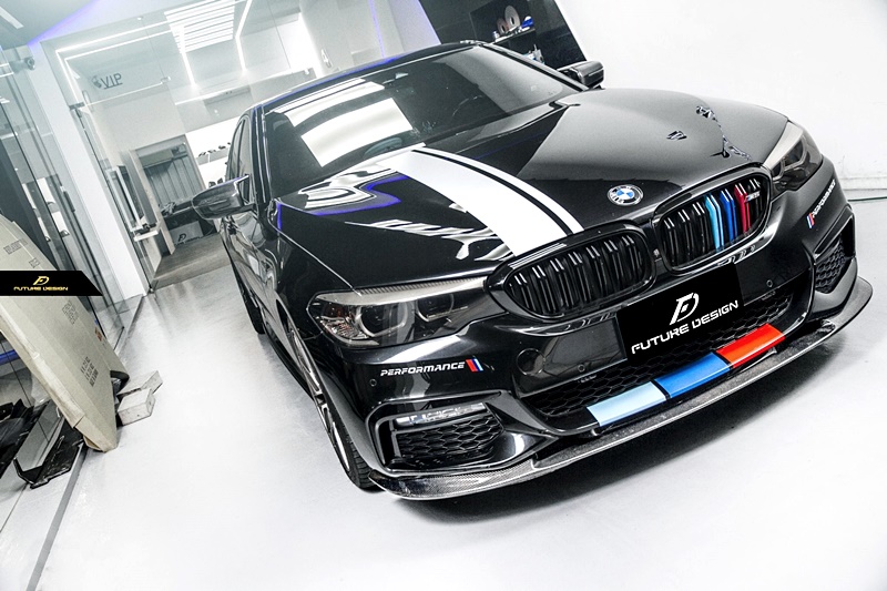 BMW G30- 3D style Carbon Front Lip 04